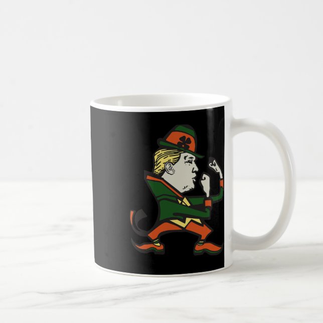 Trump St. Paddy's Funny Trump St Patrick's Day  Coffee Mug (Right)