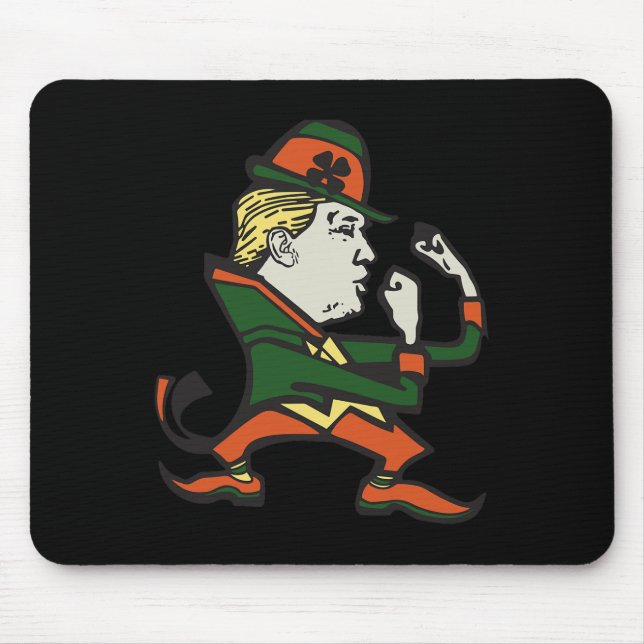 Trump St. Paddy's Funny Trump St Patrick's Day  Mouse Pad (Front)