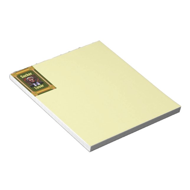 Trump Sucker/Loser Notepad (Angled)