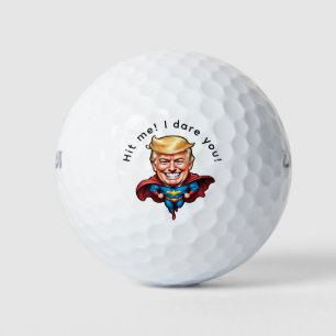 Trump Super Hero Personalise Golf Balls
