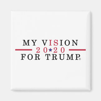 Trump Supporter 2020 Square Refrigerator Magnet