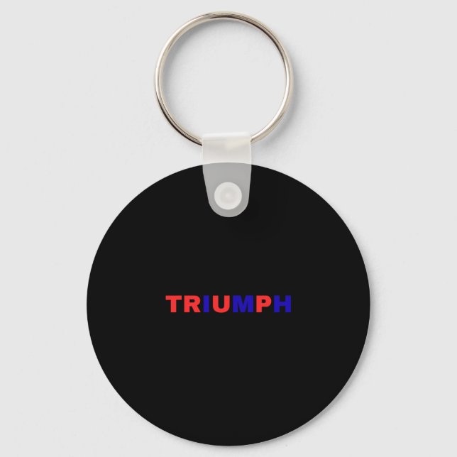 Trump Supporter Triumph  Key Ring (Front)