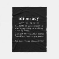 Trump T Shirt Idiocracy Definition Women Mens Funn