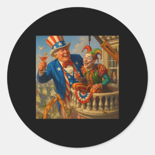 Trump Taco Relax Classic Round Sticker