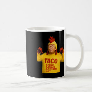 Trump Taco Trump Always Chickens Out Coffee Mug
