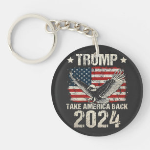 Trump Take America Back 2024 Key Ring