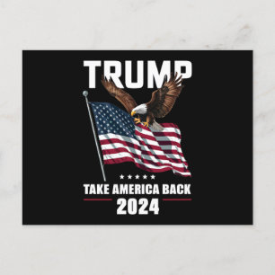 Trump Take America Back American Election 2024 Postcard