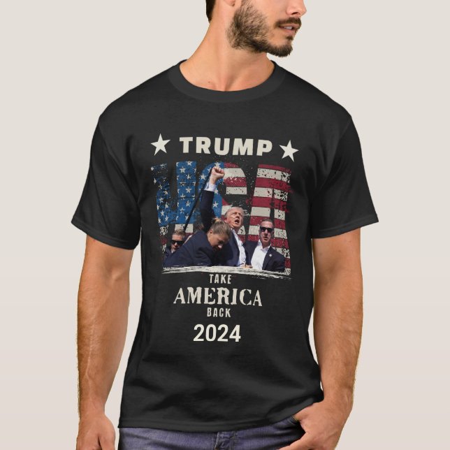Trump Take America Back  T-Shirt (Front)