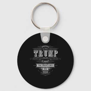 Trump Take America Byck 2025 - Ornate Engraving By Key Ring