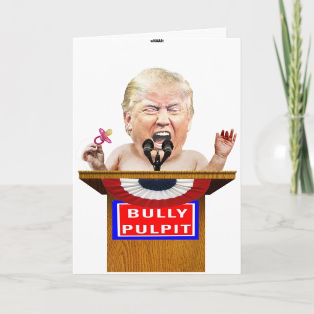 Trump Tantrum Birthday Card (Front)