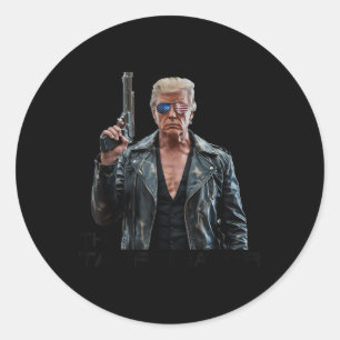 Trump Tariffinator Liberation Day Tariff Deal Classic Round Sticker
