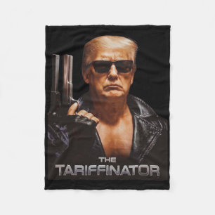 Trump Tariffinator Liberation Day Tariff Deal Men Fleece Blanket