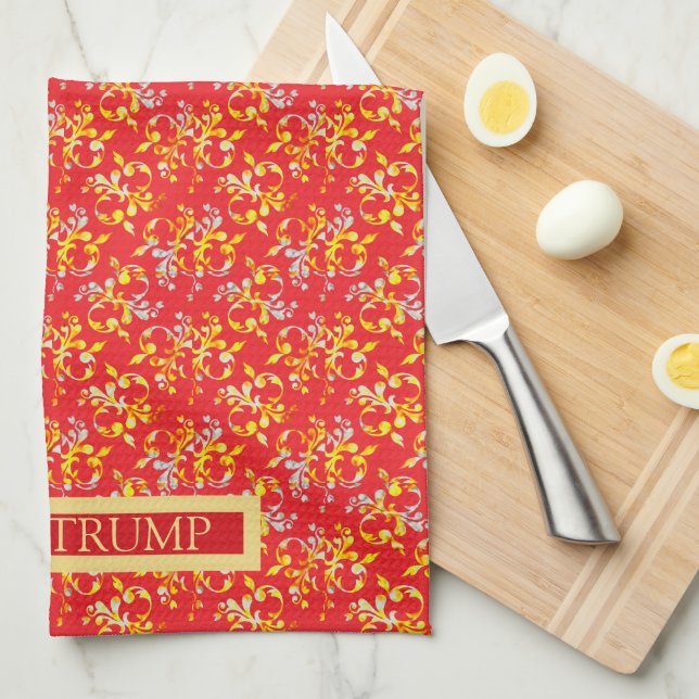 TRUMP TEA TOWEL (Quarter Fold)