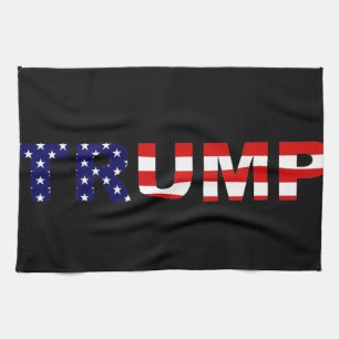 trump tea towel