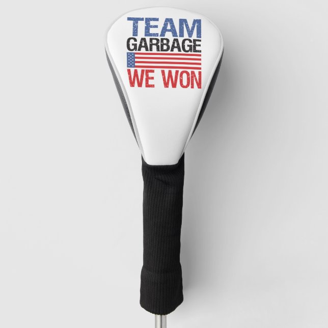 Trump - Team Garbage We Won Golf Head Cover (Front)