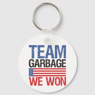 Trump - Team Garbage We Won Key Ring