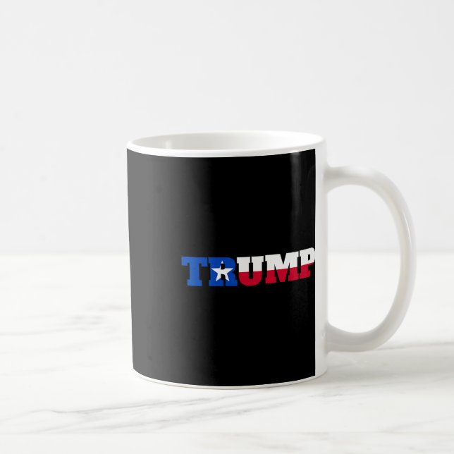 Trump Texans For Trump  Coffee Mug (Right)