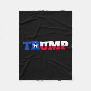 Trump Texans For Trump Fleece Blanket