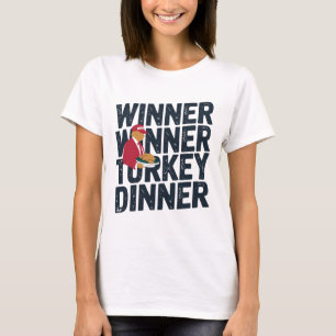 Trump Thanksgiving 2024 Winner Winner Turkey Dinne T-Shirt