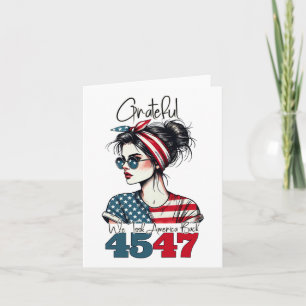 Trump Thanksgiving Grateful We Took America Byck M Card