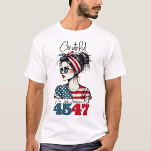 Trump Thanksgiving Grateful We Took America Byck M T-Shirt