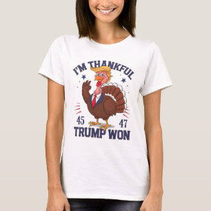 Trump Thanksgiving I'm Thankful Trump Won 5 T-Shirt