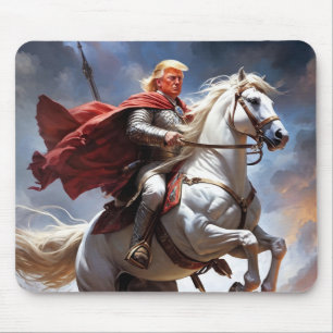 "Trump the American Knight Jigsaw Puzzle Mouse Pad