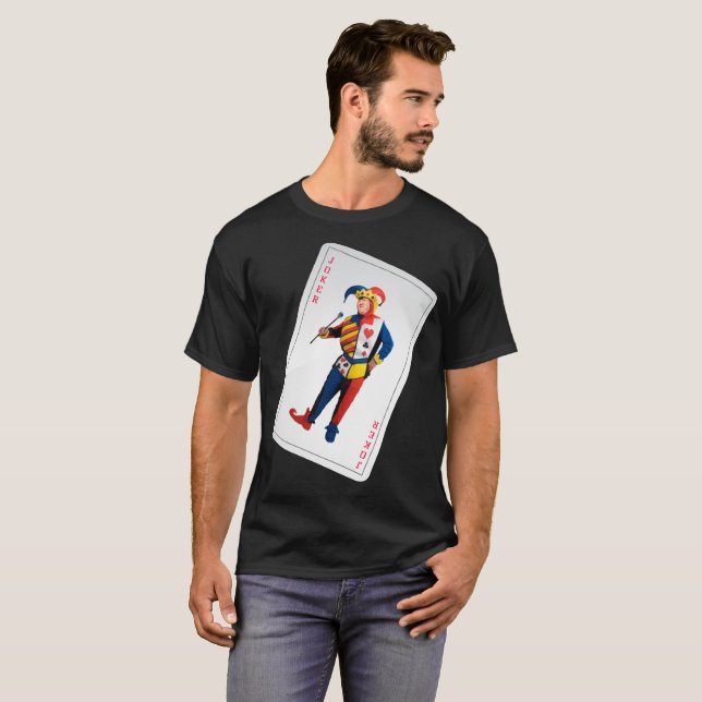 Trump the Clown Joker Card T-Shirt (Front Full)