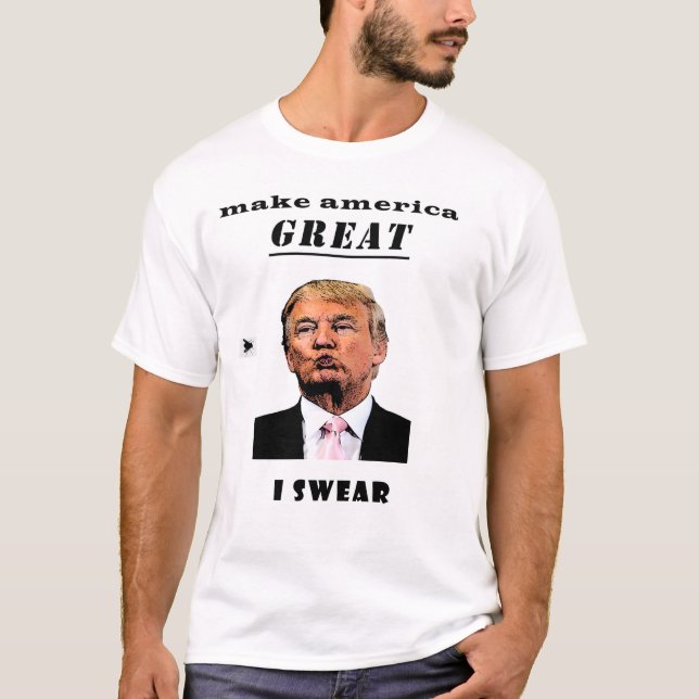 trump The inevitable president T-Shirt (Front)