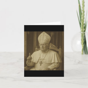 Trump The Pope Card