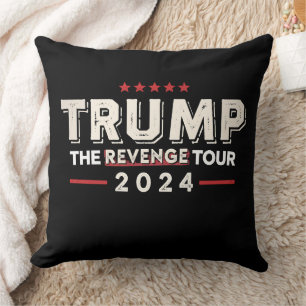 Trump The Revenge Tour 2024 Vintage Cushion