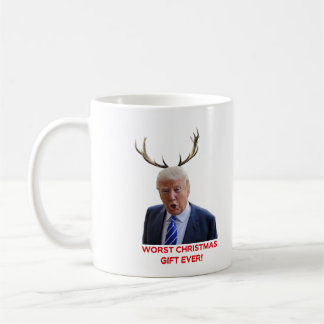 Trump, the worst Christmas gift ever! Coffee Mug