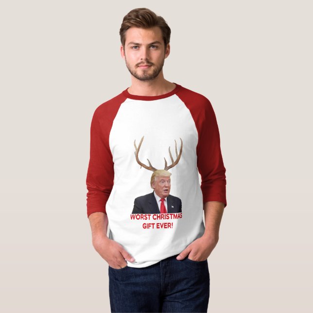 Trump, the worst Christmas gift ever! T-Shirt (Front Full)