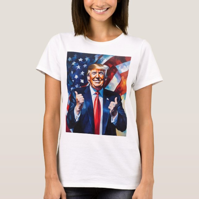 Trump Thumbs Up  T-Shirt (Front)