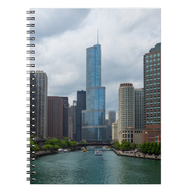 Trump Tower Chicago River Notebook (Front)