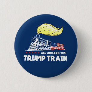 Trump Train 2020 6 Cm Round Badge