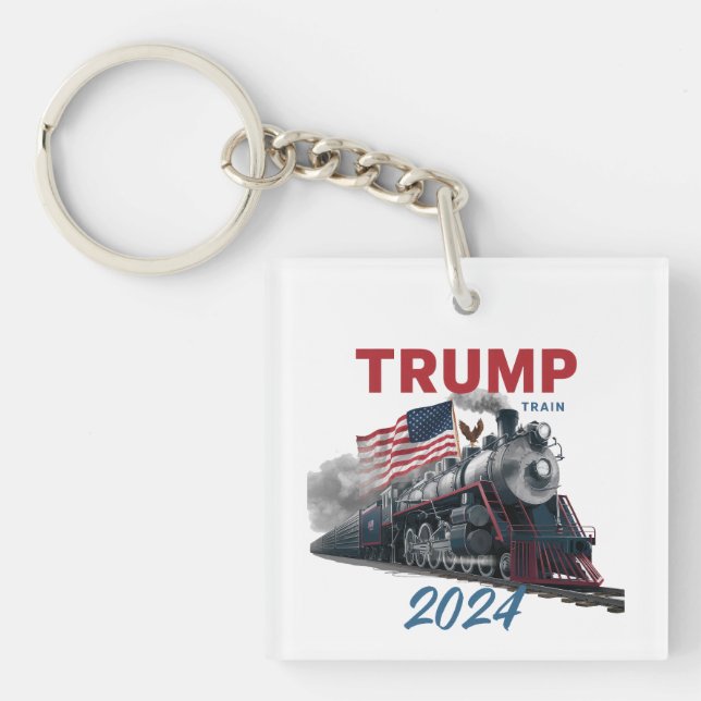 Trump Train 2024 Key Ring (Front)