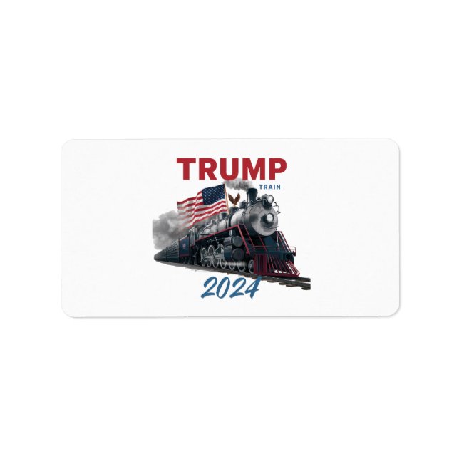 Trump Train 2024 Label (Front)