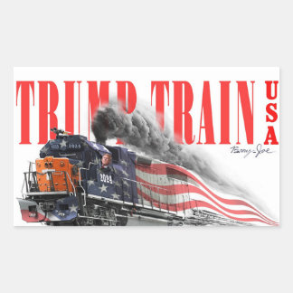Trump Train 2024 Rectangular Sticker