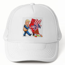 Trump trash and recycling cap