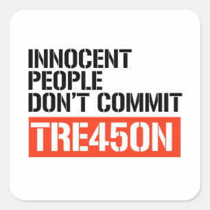 Trump TRE45ON Square Sticker