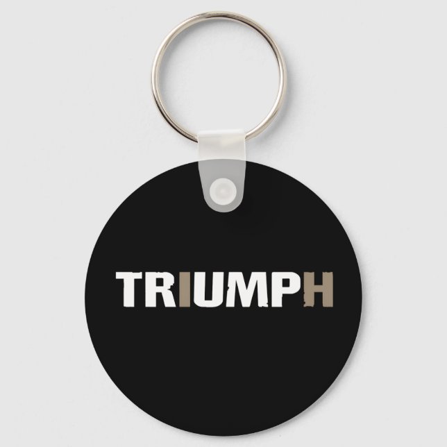 Trump Triumph 47th US President Key Ring (Front)