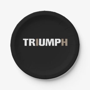 Trump Triumph 47th US President Paper Plate