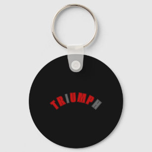 Trump Triumph President 2024 Patriotic Republican Key Ring