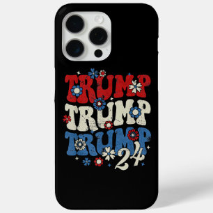 Trump Trump Trump 2024 Retro  iPhone 15 Pro Max Case