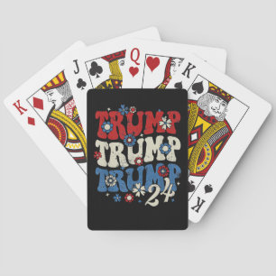 Trump Trump Trump 2024 Retro Playing Cards