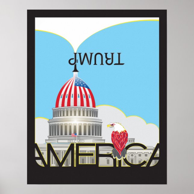 TRUMP Trumpet & Capitol Poster (Front)