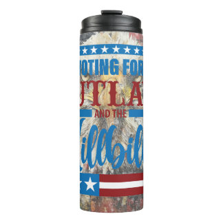 Trump Tumbler: "I'm voting for the Outlaw" Thermal Tumbler