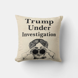 Trump Under Investigation Throw Pillow