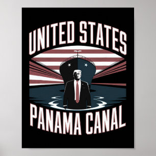 Trump United States Panama Canal 2025 We're Taking Poster